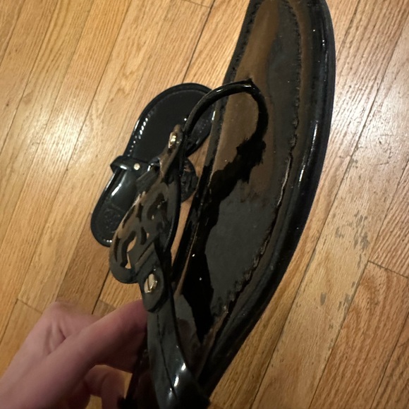 Tory Burch Miller patent sandal size 8 black - Picture 5 of 7